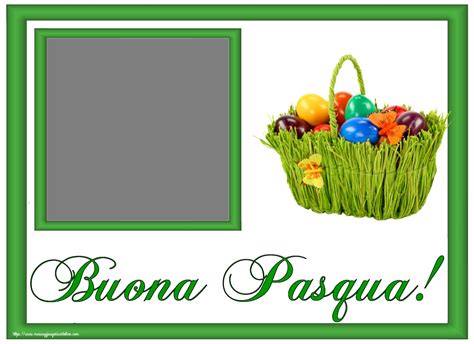 Cartoline Personalizzate Di Pasqua Con Cornice Foto Pagina