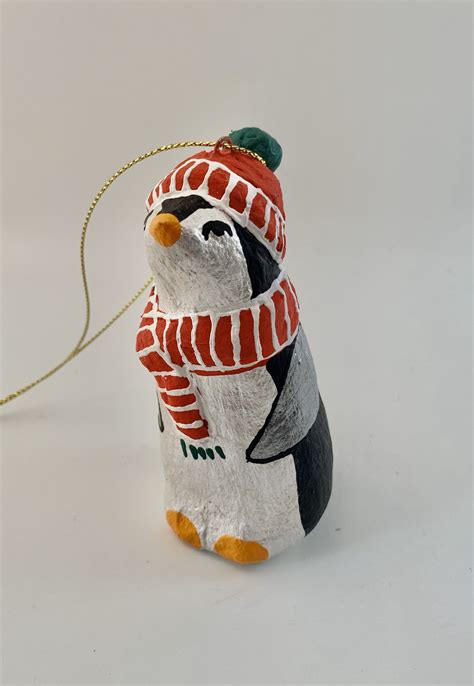 Handmade Penguin Ornament Koza Dereza Etsy Penguin Ornaments