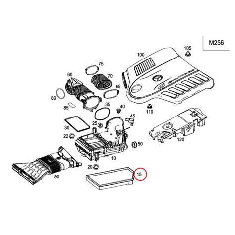 純正oem Hengst製 ベンツ X290 W205 S205 434matic 534matic C220d エアフィルターエア