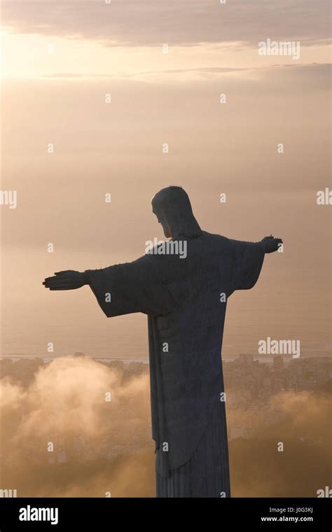 The Giant Art Deco Statue Of Jesus Known As Cristo Redentor Christ