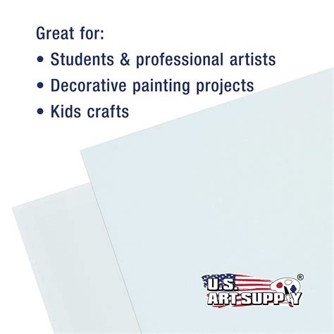 Us Art Supply 8 X 8 Inch Professional Artist Quality Acid Canvas Panel