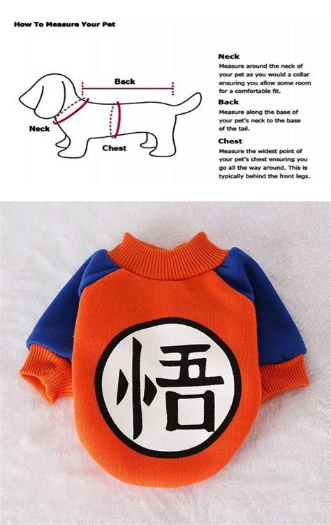 Dragon Ball Z Dog Clothessave Up To 19syncro Systembg