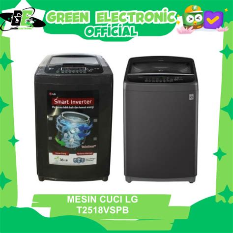 Jual Mesin Cuci Lg T2518vspb Top Loading 18kg Inverter Turbo Drum