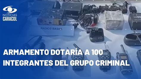 Incautan Arsenal De Guerra Del Clan Del Golfo Contenía Fusiles Y Hasta