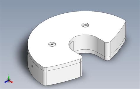 塑料零件 Solidworks 2018 模型图纸下载 懒石网