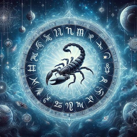 Signo del zodiaco Escorpión Ilustración mágica Horóscopo Imagen