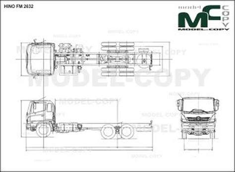 HINO FM 2632 Disegno Model COPY 3d Modeling Programs Autocad