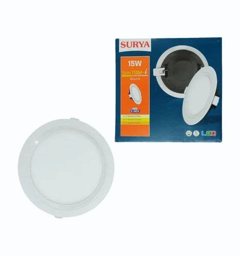 Cool White Surya W Slim Trim Light Recessed Round At Rs Piece