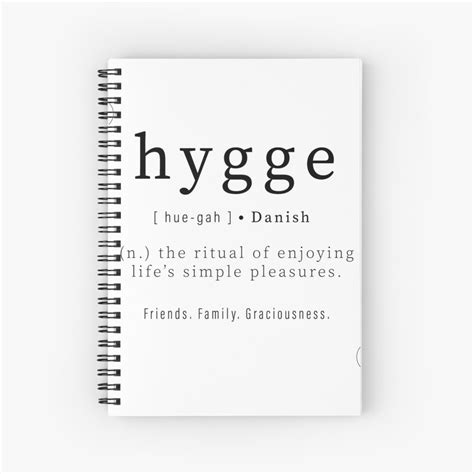 Hygge Danish Print Quote Modern Definition Type Printable Poster