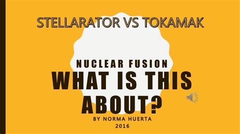 Stellarator vs Tokamak