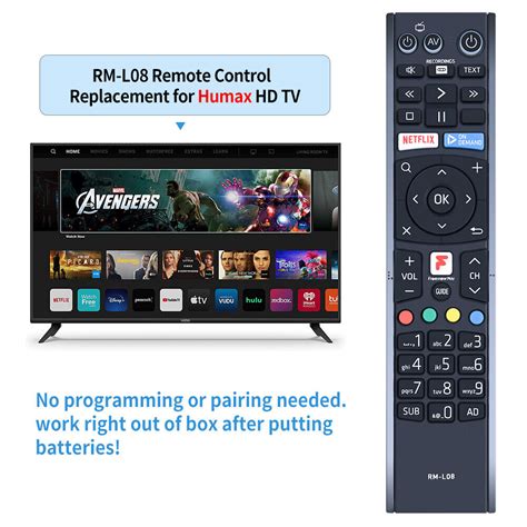 RM L08 Remote Control For Humax HD TV Recorder FVP 4000T FVP 5000T