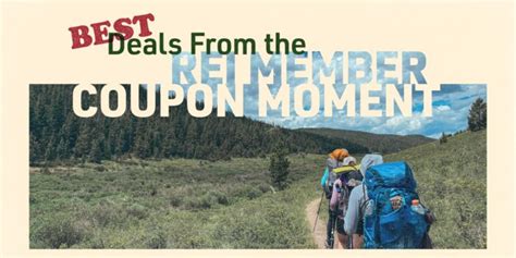 Best Deals From The Rei Member Coupon Moment The Trek