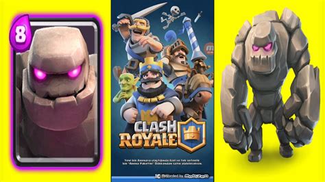 Clash Royale S Per Golem Destes Buldum Youtube