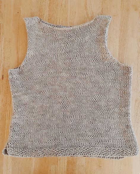 Silver Spring Tank Knit Tank Top Pattern Knitted Tank Top Pattern