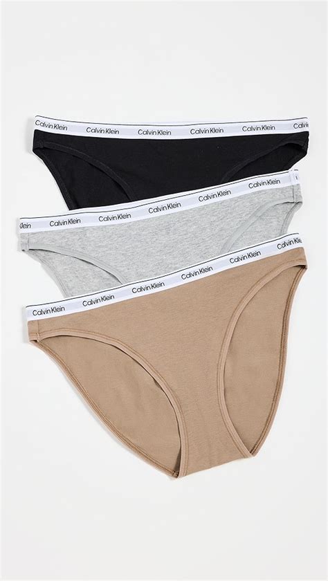 Calvin Klein Underwear Bikini Briefs 3 Pack Shopbop