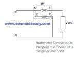 Three Phase Power Measurement Wattmeter Power Measurement Eee Made Easy