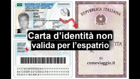 Carta Identit Elettronica Guida Al Riconoscimento Per L Espatrio