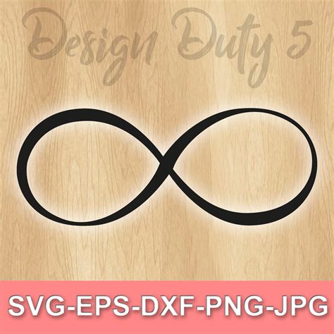 Infinity Symbol Svg Cut File For Silhouette And Cricut Etsy