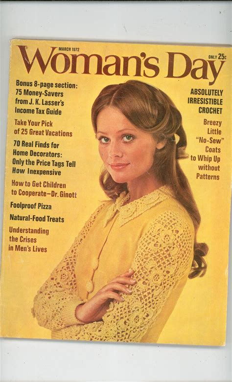 Womans Day Magazine March 1972 Back Issue Vintage