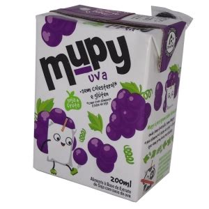 Mupy Bebida Base De Leite De Soja Ml Sabor Uva