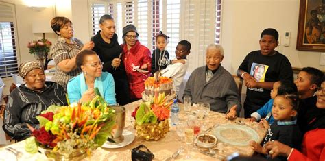 Nelson Mandela celebrating his 94th birthday with members of his family – Nelson Mandela Foundation