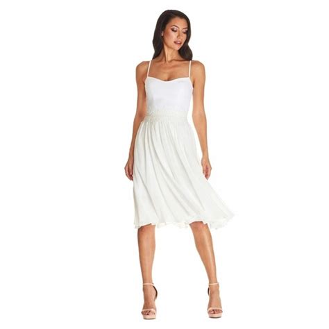 Dress The Population Dresses Nwt Dress The Population White Midi