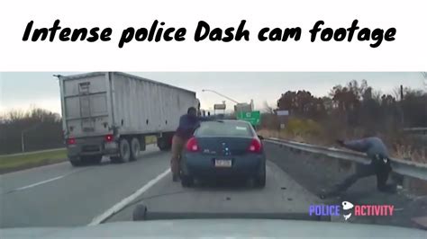 New Police Dash Cam Footage Shootouts Youtube