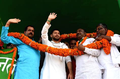 Araria Bihar Tejashwi Yadav At A Public Rally