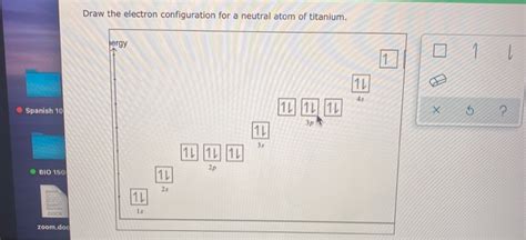 Electron Configuration For Titanium