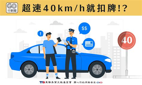 注意！超速40km H就扣牌？危險超速變嚴格！ Gonews行新聞