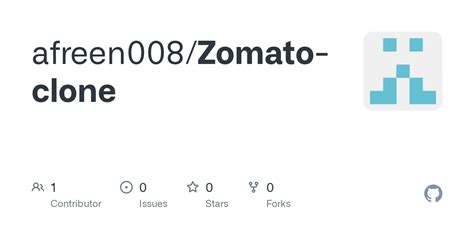 GitHub Afreen008 Zomato Clone