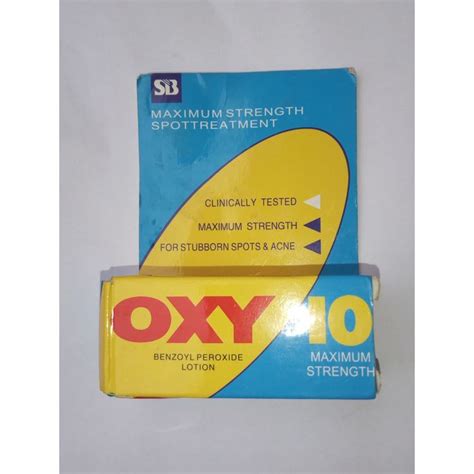 Oxy 10 Benzoyl Peroxide Lotion For Spot & Acne Treatment (30ml) | Jumia ...