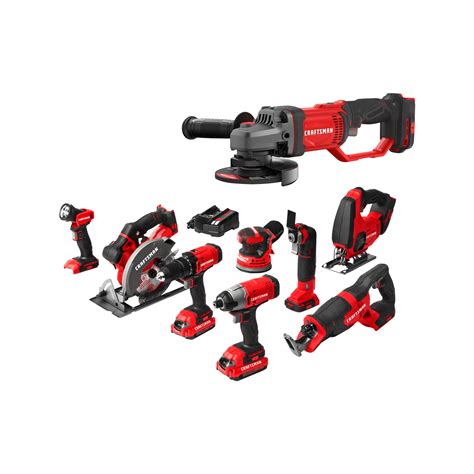 Shop Craftsman V Tool Volt Max Power Tool Combo Kit With Soft