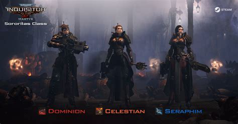 Sororitas Class Dlc Subclasses Community Neocoregames