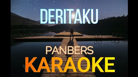 Panbers Karaoke Deritaku Hd Quality Youtube