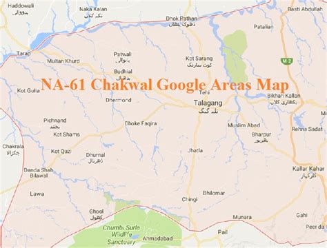 Chakwal Map