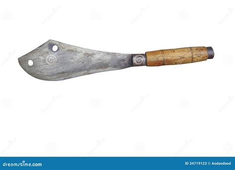 big knife isolated stock image image  fight iron