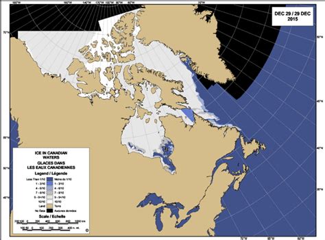 Photo Ice Chart Image Shows Arctic Deep Freeze Nunatsiaq News