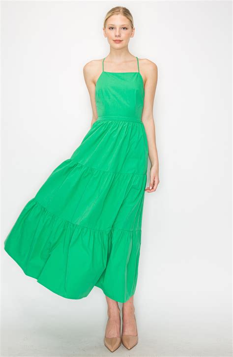 Melloday Tiered Fit And Flare Maxi Dress Nordstromrack