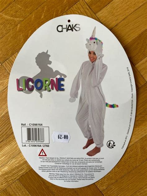 NEUES Chaks Einhorn Kostüm Damen Chaks Licorne Femmes Kaufen auf