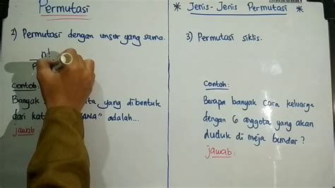 Kaidah Pencacahan Faktorial Permutasi Kombinasi Matematika