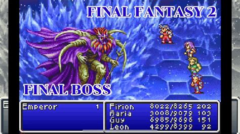 Final Fantasy 2 : Final Boss : Emperor - YouTube