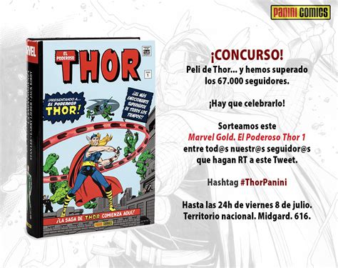 Panini Cómics España on Twitter CONCURSO THOR Llega la peli