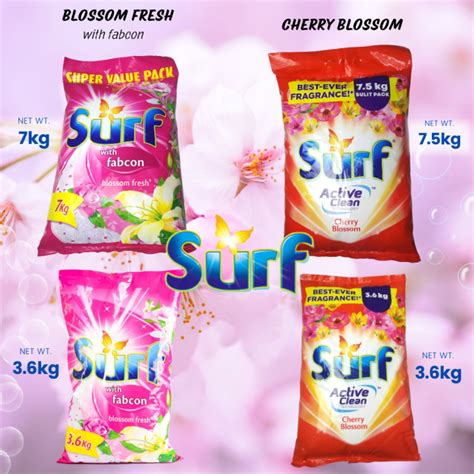 Surf Blossom Fresh With Fabcon 3 6kg Or 7kg Or Cherry Blossom 3 6kg Or