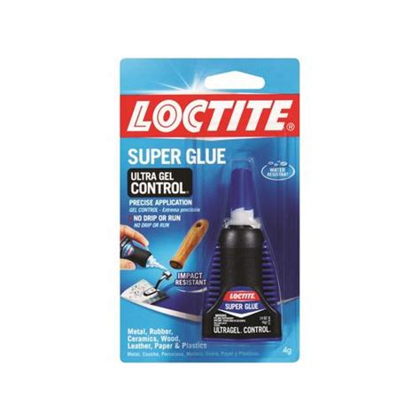 Loctite Ultra Gel Control Super Glue 4 Gram Super Glue Clear