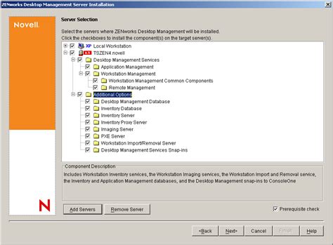 Novell Documentation Zenworks Desktop Management Server