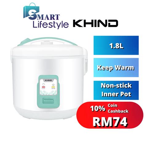 Khind Jar Rice Cooker 1 8L RCJ188 MRC 2318J PSR 1802 PSR 1807