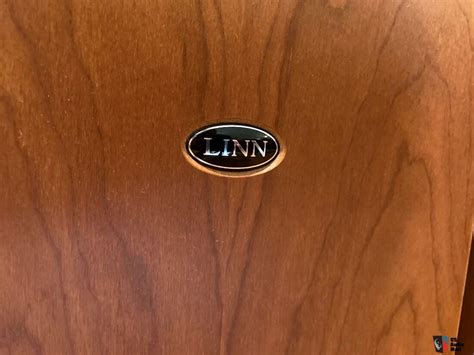 Linn Ninka Floor Speakers In Cherry Finish With Upgraded Hiquphon