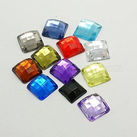 Wholesale Imitation Taiwan Acrylic Rhinestone Cabochons Pandahall