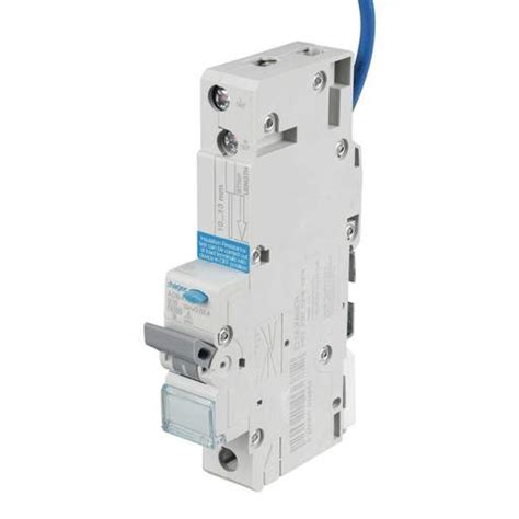 Hager A Single Pole Module B Curve Ka Ma Type A Rcbo Adb U